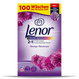 Niemiecki uniwersalny proszek do prania Lenor Amethyst 100 prań