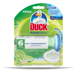 Duck Fresh Disc Lime Limonkowe Żelowe Krążki 6 krążków z Aplikatorem