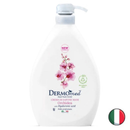DermoMed Crema di Sapone Orchidea Kwiatowe Mydło w Płynie z Kwasem Hialuronowym 1l (Włochy)