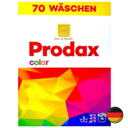 Prodax Pulver Proszek do Prania Koloru z Mydłem Marsylskim 70 prań (Niemcy)