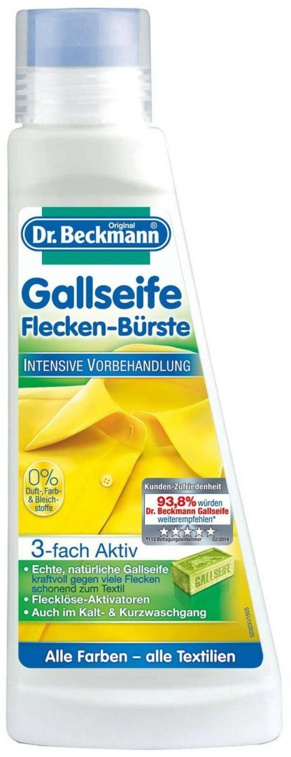 Dr. Beckmann Gallseife Odplamiacz ze Szczoteczką 250 ml (Niemcy)