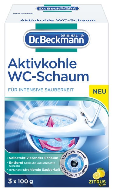 Dr. Beckmann Pianka Toaletowa z Węglem Aktywnym Zitrus 300 g (Niemcy)
