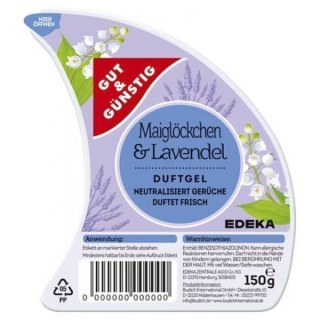 G&G Odświeżacz Powietrza w Żelu Maiglöckchen&Lavendel 150 g (Niemcy)