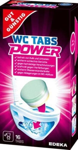 G&G Tabletki do WC 16 szt. (Niemcy)