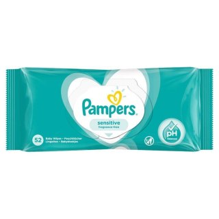 Pampers Sensitive Fragrance Free Chusteczki Nawilżone 52 szt. (Niemcy)