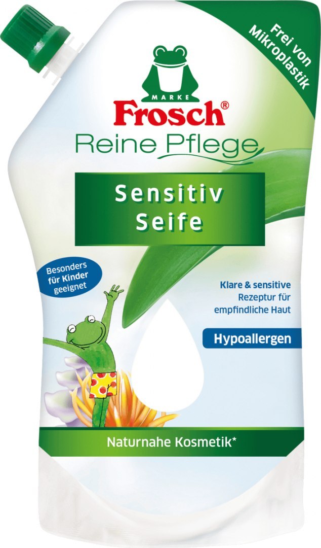 Frosch Sensitiv Mydło w Płynie Zapas 500 ml (Niemcy) Frosch Sensitiv Mydło w Płynie Zapas 500 ml (Niemcy)