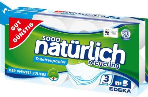 G&G Papier Toaletowy 3 warstwy 8 szt. 200 listków (Niemcy)