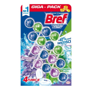 Bref Power Activ Lawendowe Pole i Sosnowy Las Zawieszka WC 4x50g