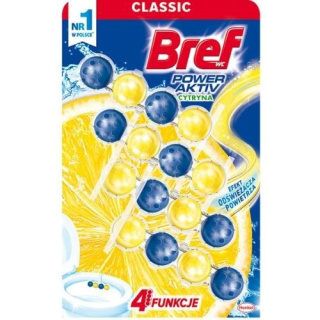 Bref Power Activ Soczysta Cytryna Zawieszka WC 4x50g