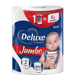 Deluxe Ręcznik Papierowy Jumbo 60m 2 warstwy (Niemcy)