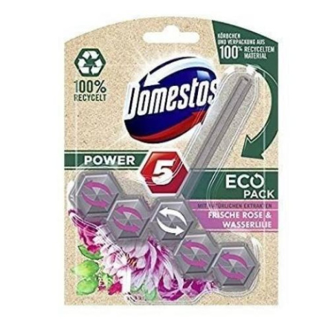 Domestos Power 5 Eco pack Frische Rose& Wasserlilie Zawieszka WC 55 g