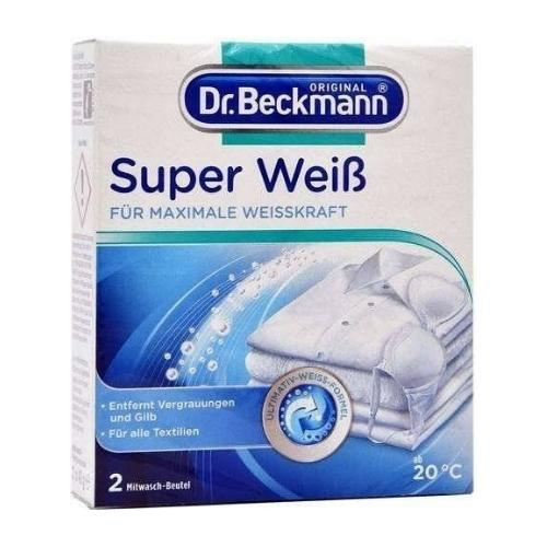 Dr.Beckmann Super Weiss Wybielacz 3 x 40 g (Niemcy) Dr.Beckmann Super Weiss Wybielacz 3 x 40 g (Niemcy)