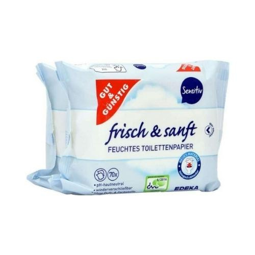 G&G Papier Toaletowy Nawilżony Sensitive 2-pack (Niemcy) G&G Papier Toaletowy Nawilżony Sensitive 2-pack (Niemcy)