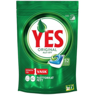 Yes (Fairy) Original All-in-1 Tabletki do Zmywarki 52 szt (Szwecja)