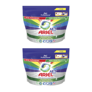 Ariel All in 1 Pods Professional Kapsułki do Prania do Koloru Duo Pack Zestaw 2 x 55 szt. = 110 szt. (Francja)