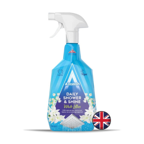 Astonish Spray do Czyszczenia Prysznica White Lilies 750 ml z Wielkiej Brytanii