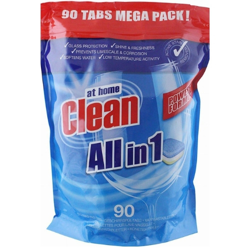 At Home All in 1 Tabletki do Zmywarki 90 szt. (Niemcy) At Home All in 1 Tabletki do Zmywarki 90 szt. (Niemcy)