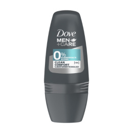 Dove Men Clean Comfort Antyperspirant w Kulce dla Mężczyzn Roll-on 48h 50 ml