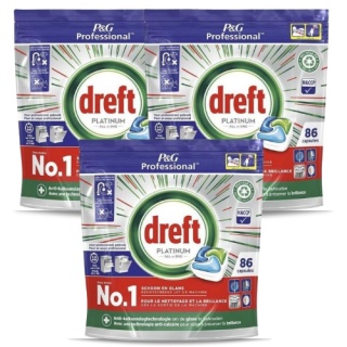 Dreft Platinum Tabletki do Zmywarki 3 x 75 szt. = 225 szt (Belgia)