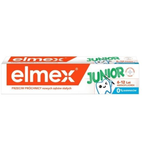 Elmex Pasta do zębów Junior od 6 lat, 75 ml