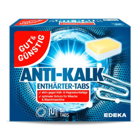 G&G Anti Kalk niemiecki odkamieniacz do pralek w tabletkach 51 szt.