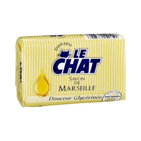 Le Chat Mydło w Kostce Marseille Marsylskie Glicerynowe 100 g (Francja)
