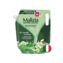 Malizia Te Verde e Menta Mydło do Rąk Zielona Herbata Mięta 1l (Włochy)