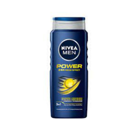 NIVEA MEN Power 24h Żel pod Prysznic dla Mężczyzn 3w1 250 ml (Niemcy)