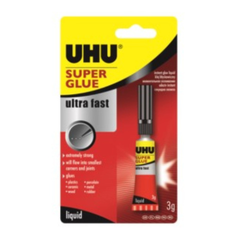 Uniwersalny klej sekundowy ciekły UHU Super Glue Liquid