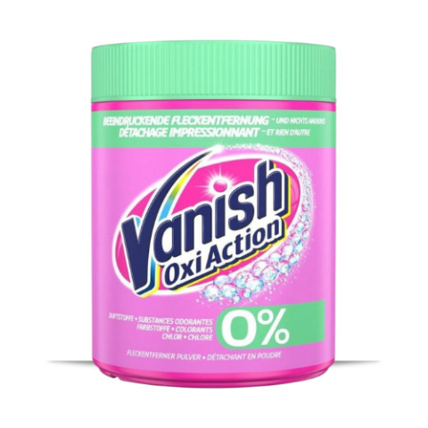 Niemiecki odplamiacz bez chloru Vanish Oxi Action 0% 500g