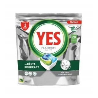 Yes (Fairy) Platinum tabletki do zmywarki Original 20 szt. (Szwecja)