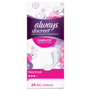 Always Discreet Complete Protection Wkładki Hignieniczne Normal 24 szt.