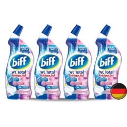 Biff Fruhlingsblute Kwiatowy Żel do WC Toalety Zestaw 4x750ml = 3 l (Niemcy)