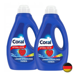 Coral Żel do Prania Color 2 x 20 prań (Niemcy)