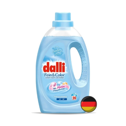 Dalli Fein & Color Żel do Prania Delikatnych Tkanin 20 prań (Niemcy)
