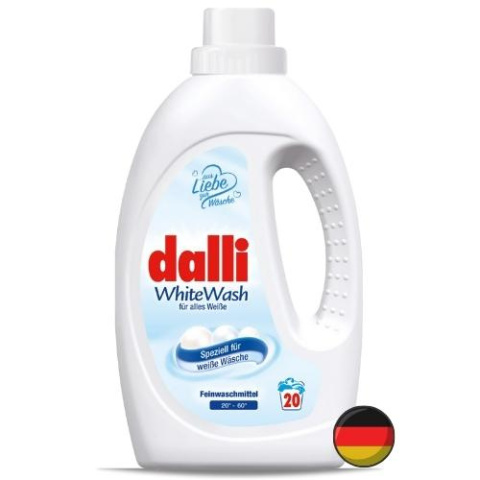 Dalli White Wash Płyn do Prania Białego 20 prań (Niemcy)