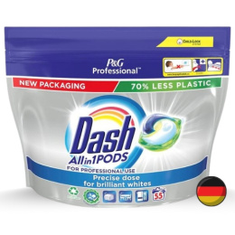 Dash Professional All in 1 Uniwersalne Kapsułki do Prania 55 prań (Niemcy)