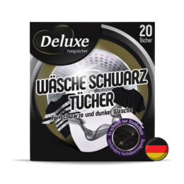 Deluxe Chusteczki do Prania Czarnego 20 szt. (Niemcy)