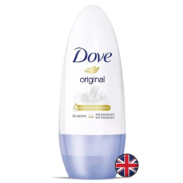 Dove Original Antyperspirant w Kulce dla Kobiet Roll-on 48h 50 ml (Wielka Brytania)