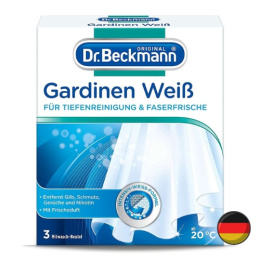 Dr Beckmann Gardinen Weiss Sól do Prania Firan 3x40g (Niemcy)