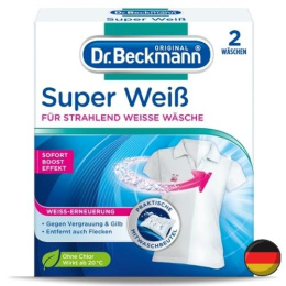 Dr Beckmann Super Weiss Wybielacz 2 x 40 g (Niemcy)