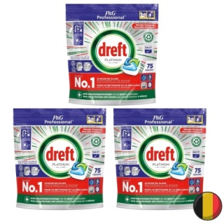 Dreft Platinum Tabletki do Zmywarki 3 x 75 szt. = 225 szt (Belgia)