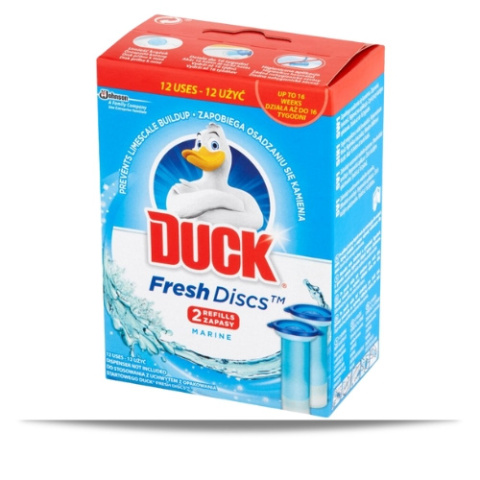 Duck Fresh Disc Marine Morskie Żelowe Krążki Zapas 12 krążków