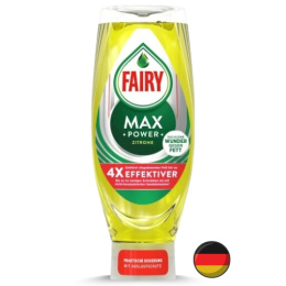 Fairy Max Power Skoncentrowany Płyn do Mycia Naczyń Cytrynowy 660 ml (Niemcy)