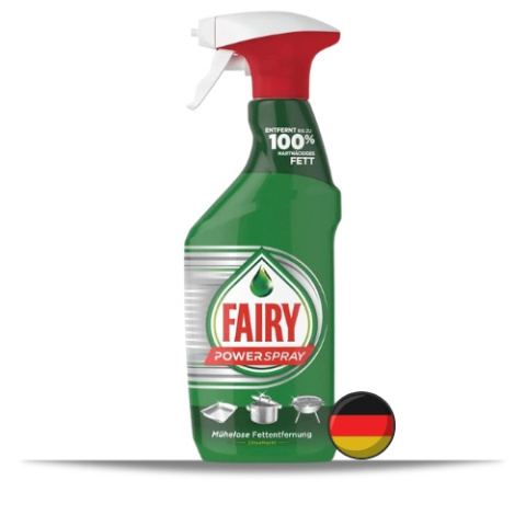 Fairy Power Spray Odtłuszczacz 500ml DE