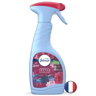 Febreze Odświeżacz do Tkanin Neutralizator Zapachów Coup De Foundre Lenor Kwiatowy 500 ml (Francja)