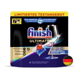 Finish Powerball Ultimate All in 1 Kapsułki Tabletki do Zmywarki 10 szt. (Niemcy)