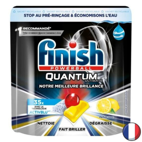 Finish Quantum Ultimate Lemon Tabletki do Zmywarki 35 szt. (Francja)