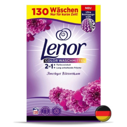 Lenor Amethyst Duży Proszek do Prania Koloru 130 prań (Niemcy)