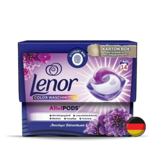 Lenor Amethyst Blütentraum Kapsułki do Prania All in One 14 szt (Niemcy)